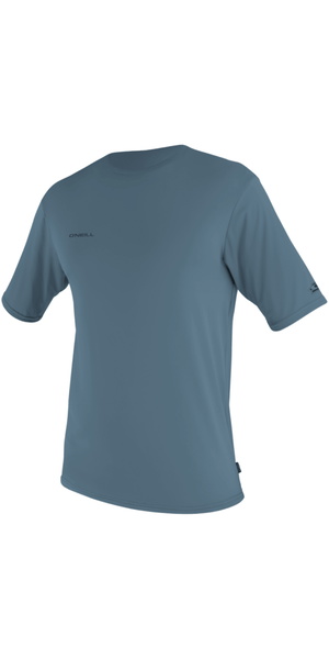 2026 O'Neill Mens Hyperfreak Skins Short Sleeve Sun Shirt 5693 - Blue Fusion
